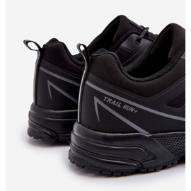 Menesio Men's Trekking Sports Shoes Black 2