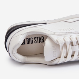 Men's Leather Sneakers Big Star NN174288 White 2