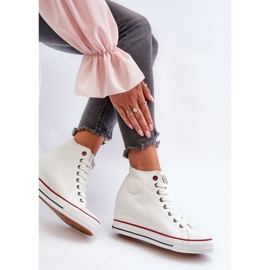 Women's Wedge Sneakers Cross Jeans NN2R4004 White 1