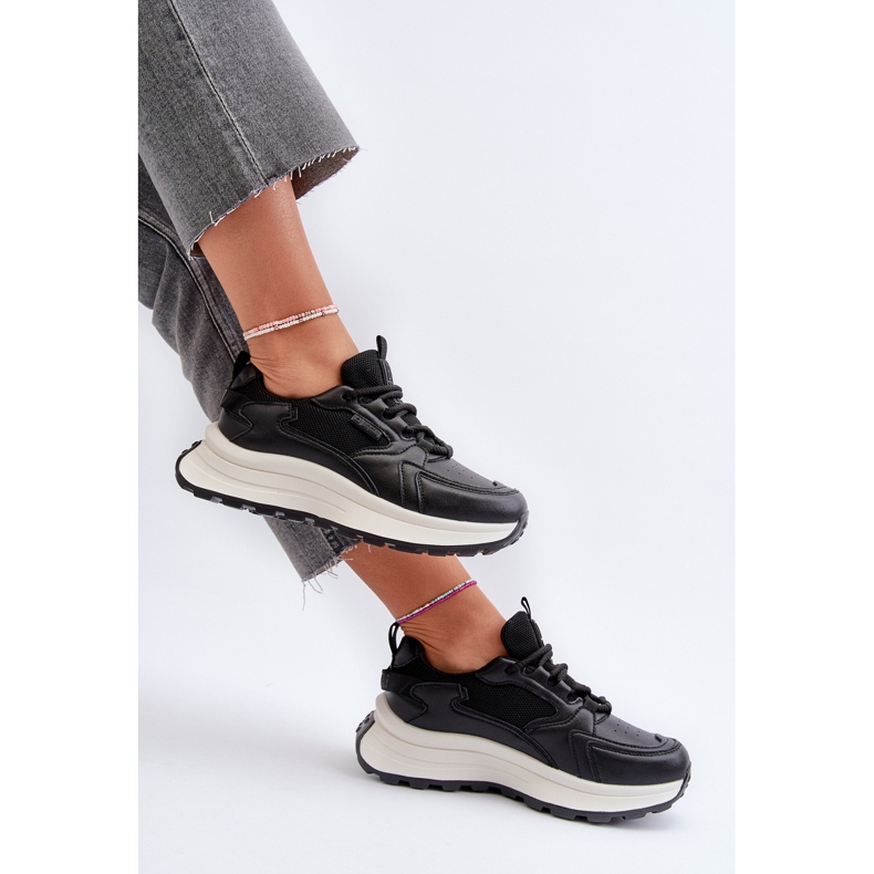 HI-POLY System Big Star Women's Sneakers NN274A106 Black 1 HI-POLY System Big Star Women's Sneakers NN274A106 Black 1