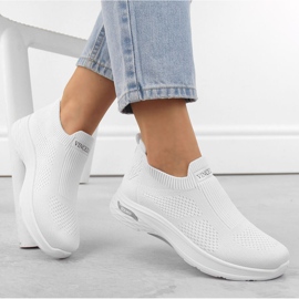 Women's white slip-on sports shoes Vinceza 13592 1 Women's white slip-on sports shoes Vinceza 13592 1