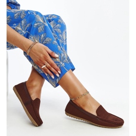 Brown fabric moccasins from Fiammetta 1