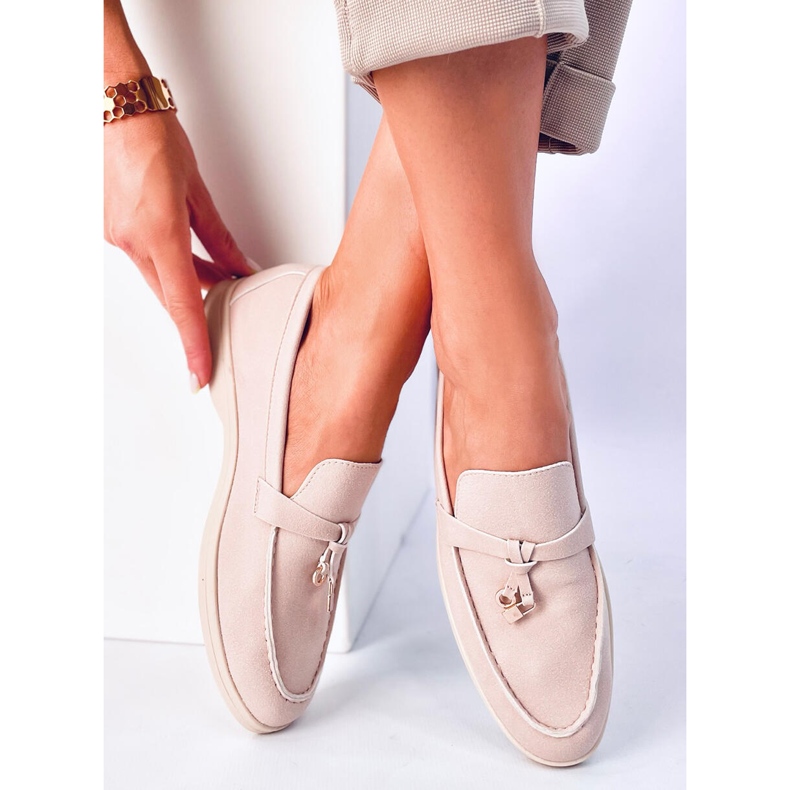 Women's loafers Eunice Beige 2