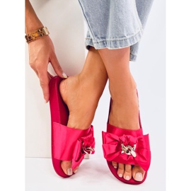 Camelia Red women's slippers 1