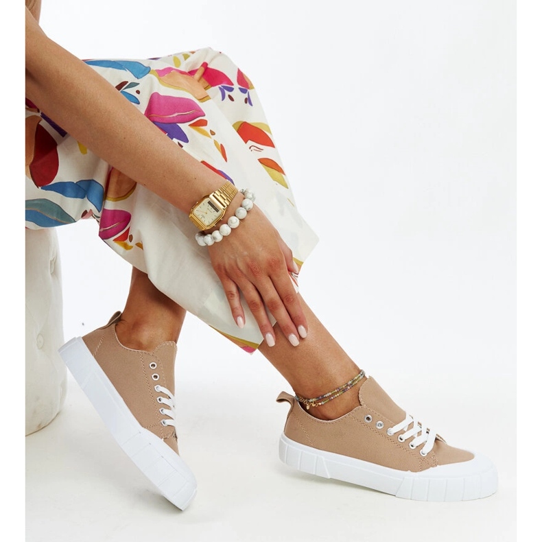 Eduard's brown fabric sneakers 1 Eduard's brown fabric sneakers 1