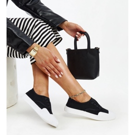 Black Feyza slip-on sneakers 1