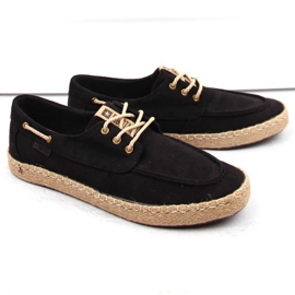 Big Star INT1995A black suede shoes 1