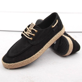 Big Star INT1995A black suede shoes 2