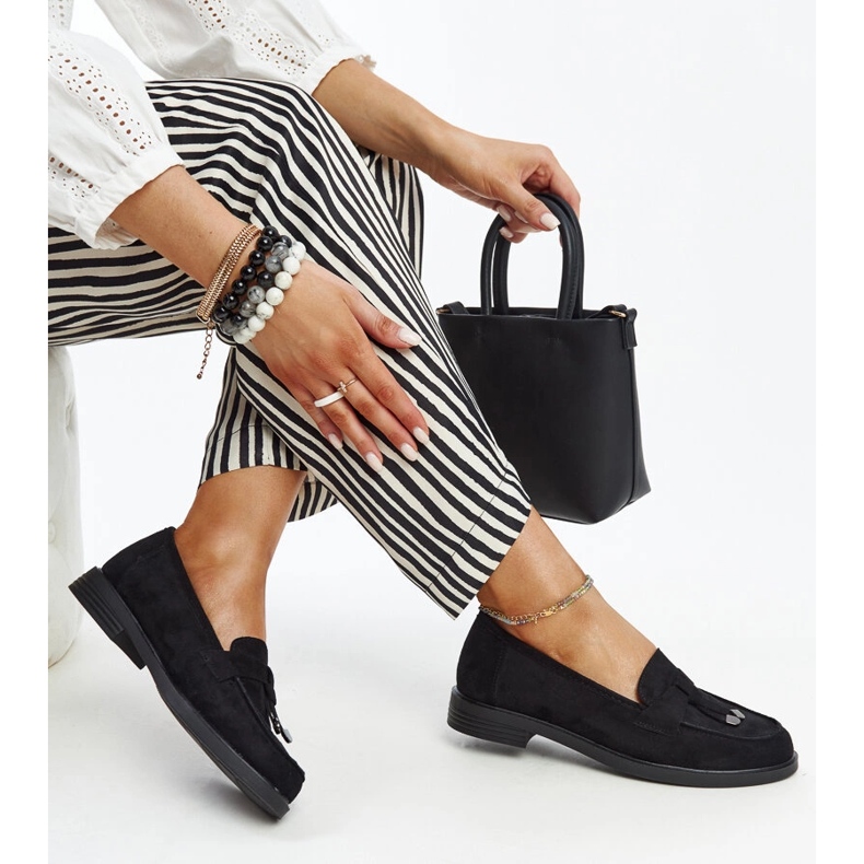 Vinceza black suede loafers 1 Vinceza black suede loafers 1
