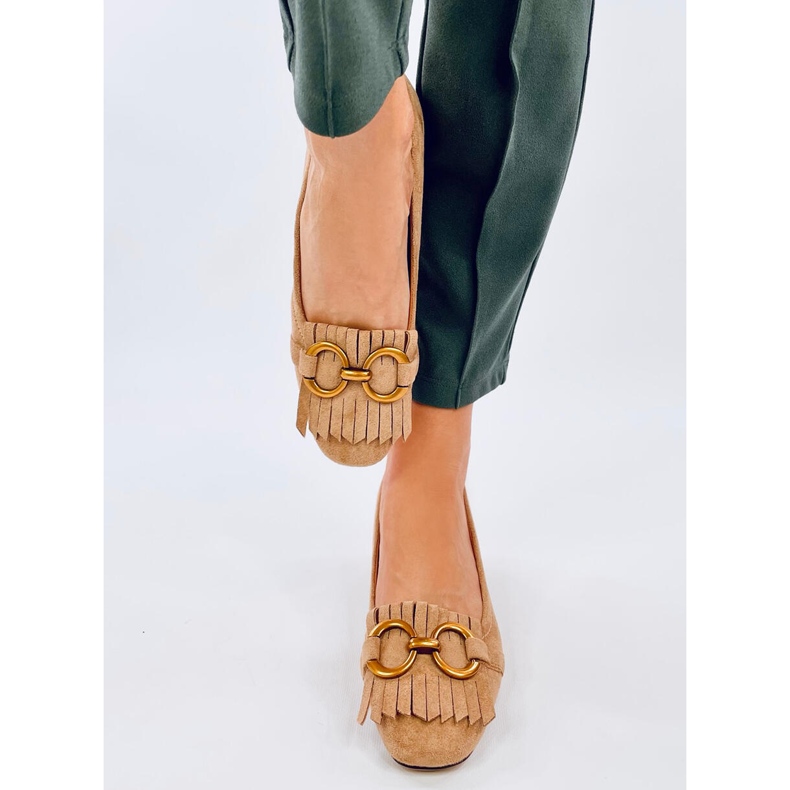 Weinn Beige copper heel pumps 1