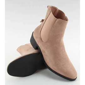 Slender Chelsea boots with a M270 Pink bow 2