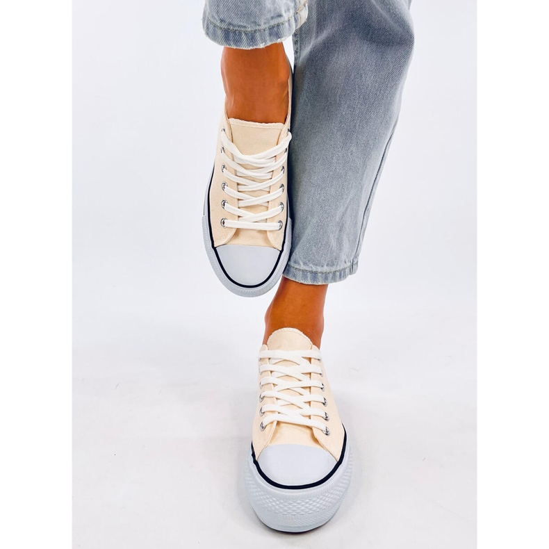 Fargis Beige women's classic sneakers 1