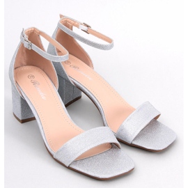 Meghan Silver heeled sandals 1