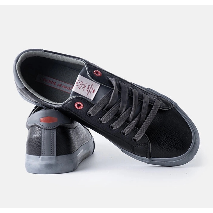 Black and gray men's Cross Jeans sneakers 1 Black and gray men's Cross Jeans sneakers 1