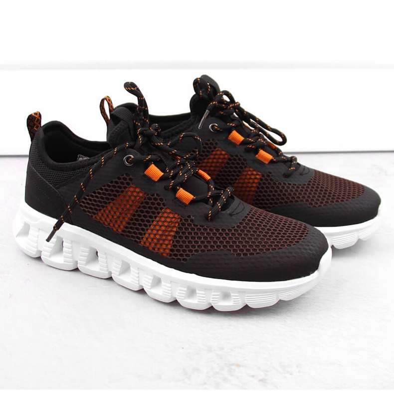 Men's black slip-on sports shoes McKeylor 19830 1