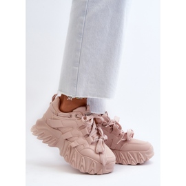 Women's Sneakers on a Chunky Sole, Pink Ellerai 2