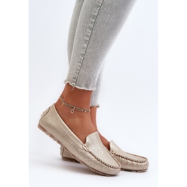 Women's Moccasins Złote Ranica golden 2