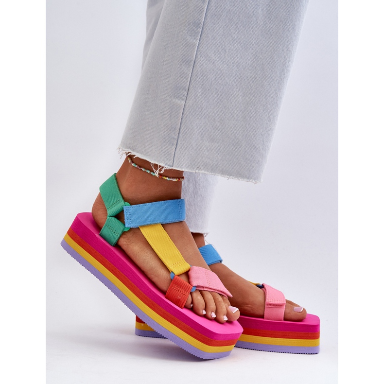 Women's Platform Sandals Multicolor Edireda multicolored 2