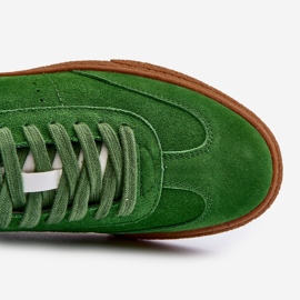 Men's Suede Sneakers Big Star NN174188 Green 1