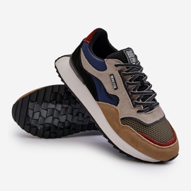 Men's Sneakers Big Star NN174320 Memory Foam System Beige-Blue 2