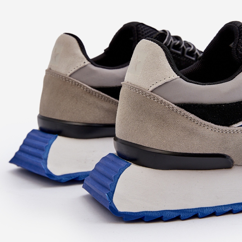 Men's Sneakers Big Star NN174322 Memory Foam System Brown-Black 2