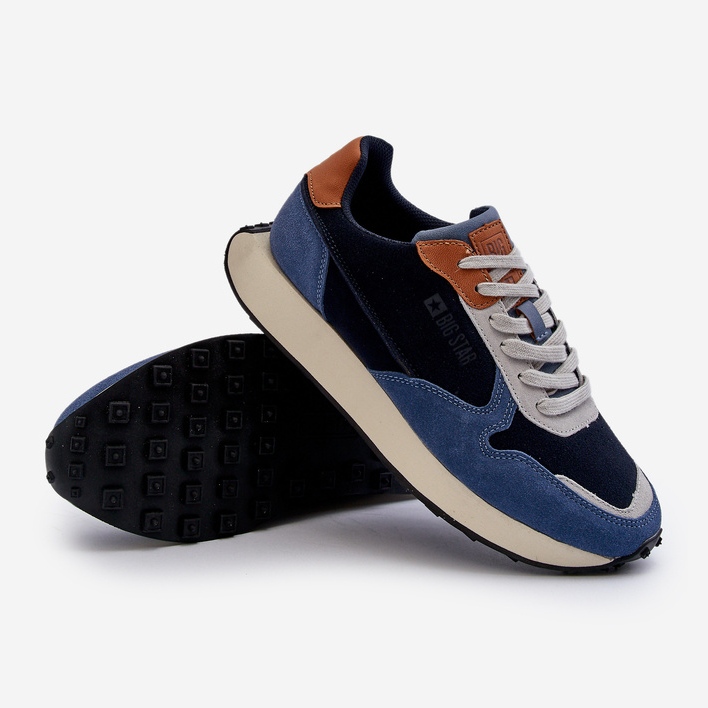 Men's Sneakers Memory Foam System Big Star NN174356 Navy Blue 1