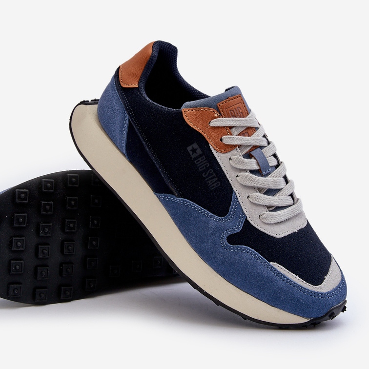 Men's Sneakers Memory Foam System Big Star NN174356 Navy Blue 2