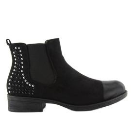 JAX3251 black Jodhpur boots with studs 1