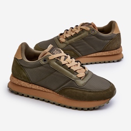 Men's Sneakers Memory Foam System Big Star NN174325 Khaki green 1