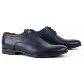 Kampol Men's formal shoes 334/54 navy blue 3