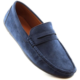 McKeylor suede moccasins M 2259 JAN207B blue 1