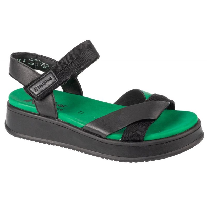 Rieker Sandals W W0851-00 sandals black 1