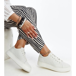 Beige leather sneakers 1 Beige leather sneakers 1