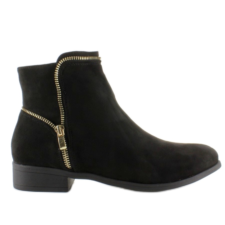 Stylish Chelsea boots with AB02-20 Black zippers 1