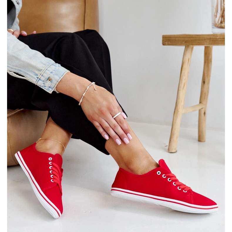 Red classic Ramira sneakers 1