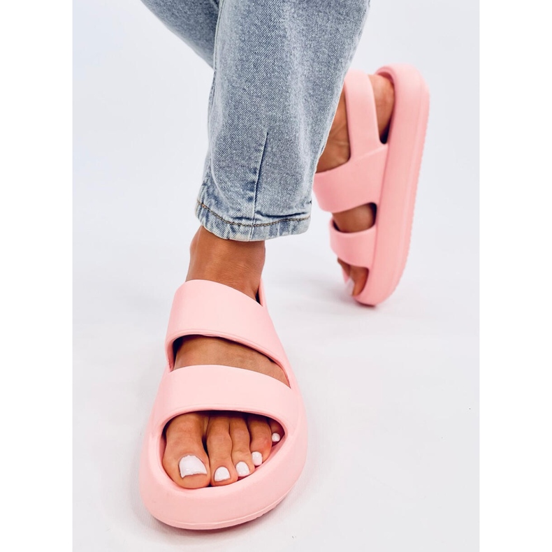 Rickett Pink foam sandals 1