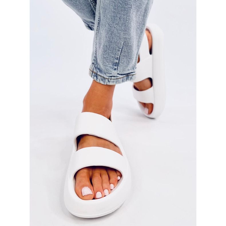 Rickett White foam sandals 1