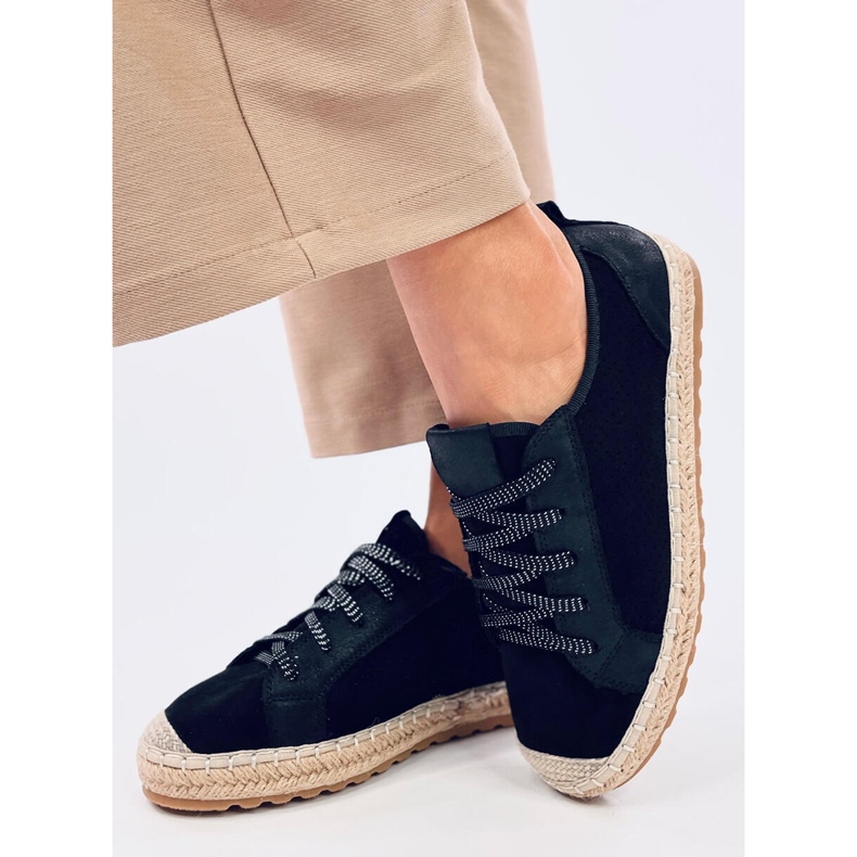 Felix Black espadrille sneakers 2