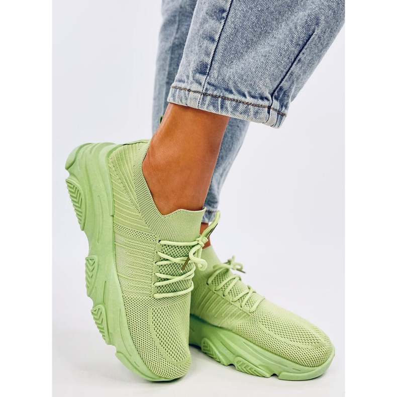 Fabre L.GREEN sock sports shoes 1