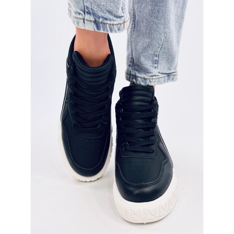 Gahine Black high-top sneakers 1