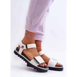 Women's Platform Sandals Big Star NN274777 White 2