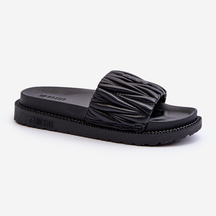 Women's Flip-flops on the Big Star Platform NN274A745 Black 2