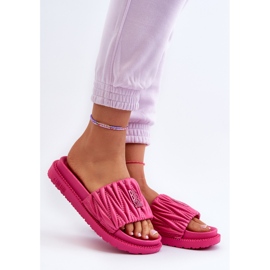 Women's Flip-flops on the Big Star Platform NN274A749 Fuchsia pink 2