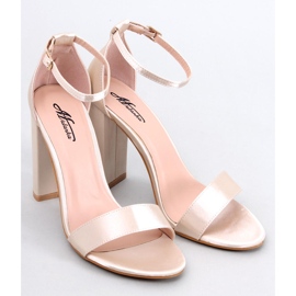 Ranae Apricot block sandals beige 1