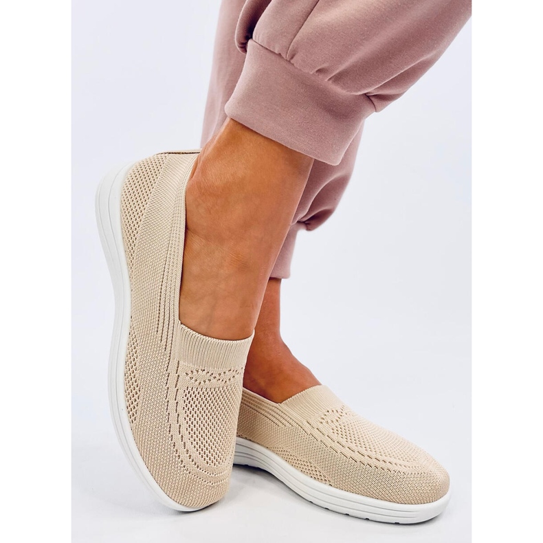 Didier Beige sock sneakers 2