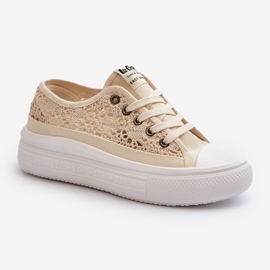 Lace Women's Sneakers Lee Cooper LCW-23-44-1620 Beige 1 Lace Women's Sneakers Lee Cooper LCW-23-44-1620 Beige 1