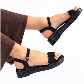 Sabrina Comfortable black women's sandals 1