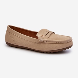 Classic Women's Moccasins Light Beige Iramarie 1