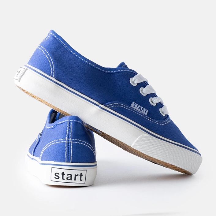 Blue children's Costrana sneakers 1