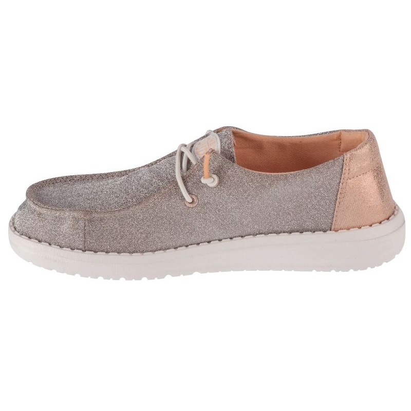 Hey Dude Witte Sneakers Wendy Rise Eyelet Boho White Dames Hey Dude Witte Sneakers Wendy Rise Eyelet Boho White Dames